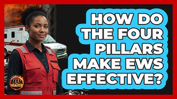 How Do The Four Pillars Make EWS Effective? - Man vs. Disaster