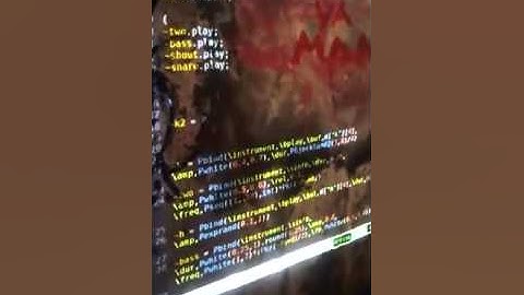 Live Coding set with Sean Cotterill