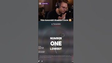 This Karambit shouldn