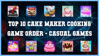 Top 10 Cake Maker Cooking Game Order Android Games screenshot 1