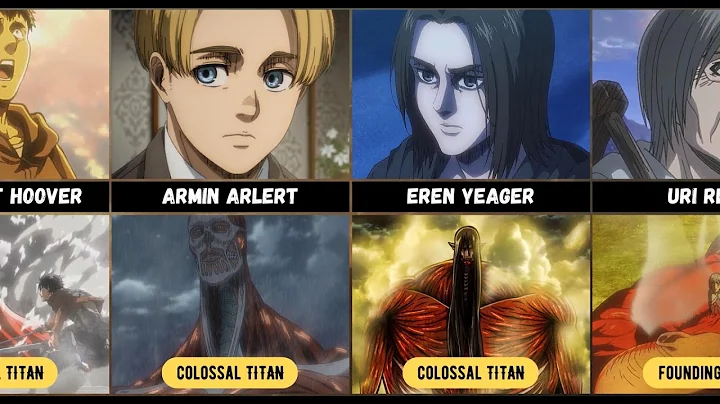 All Characters turned into Titans in Attack on Titan