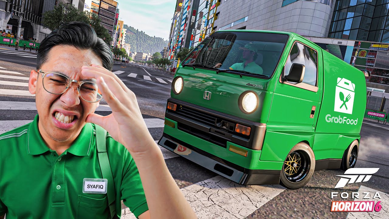 Aku Buat GRAB FOOD DELIVERY Dalam Forza! - Forza Horizon 6