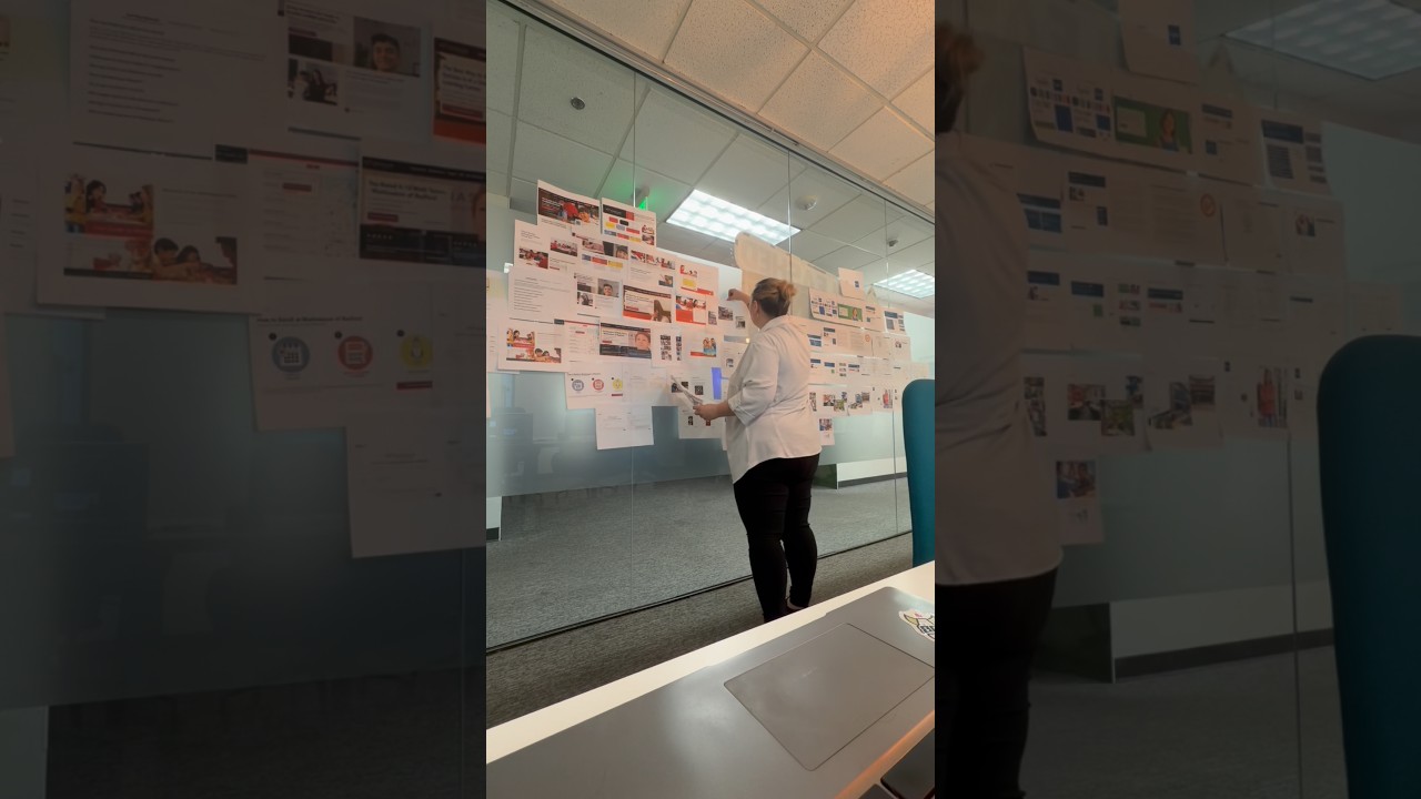 Marketing One Wall exercise for competitive research #marketing #smallbusinesstips
