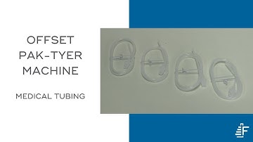 Medical Tubing Tying Pak Tyer Offset Tying Machine