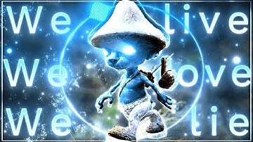 We Live We Love We Lie🔵🐱 Smurf Cat Meme (+FREE Project FIle)