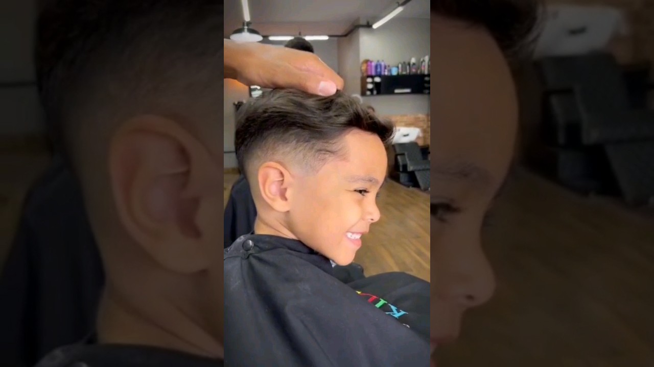 CORTE LOW FADE INFANTIL - CABELO LISO - YouTube