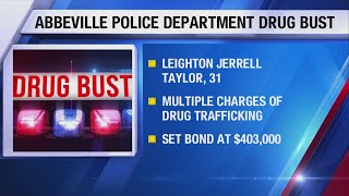 Abbeville Police Department drug bust