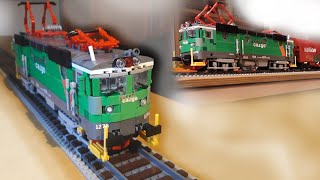 Rc4R Green Cargo (MOC)/ Schwedische Elektrolokomotive aus Klemmbausteinen