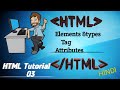 Element,Tag and attributes-HTML tutorial 03-HTML for beginners(2021)