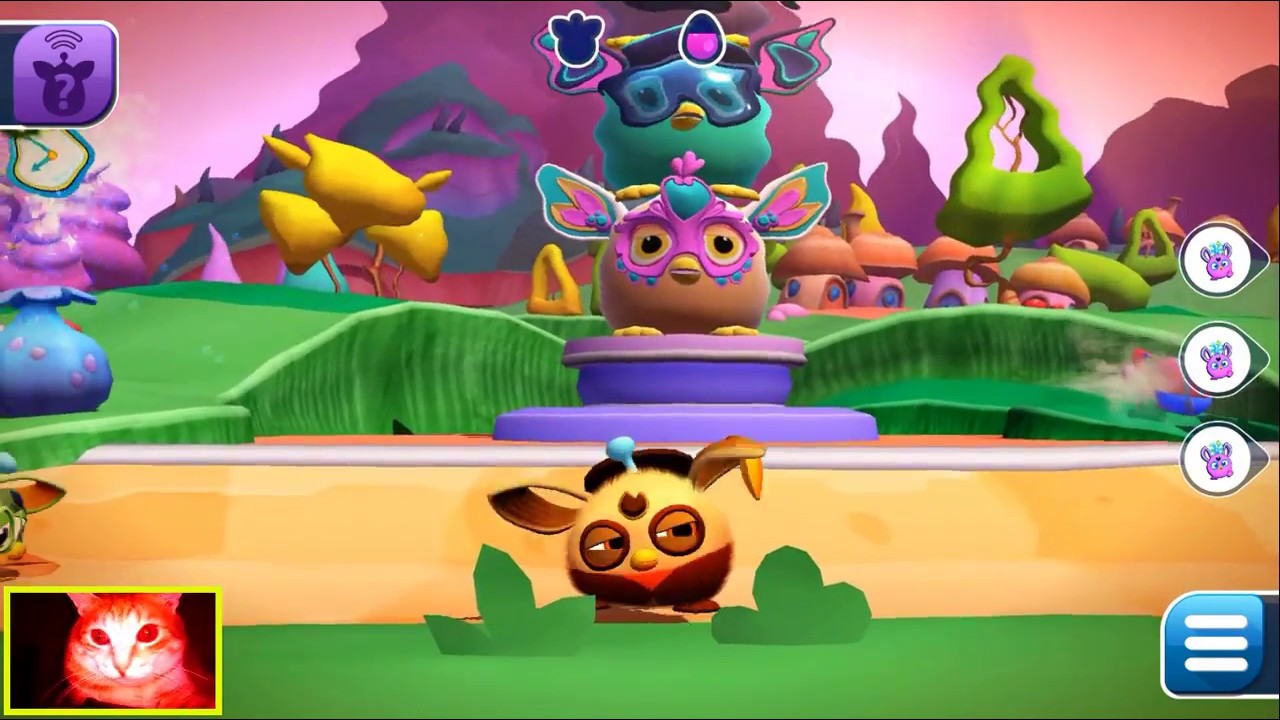 Furby Connect World Part 36 Video game Eggs surprise Мультик игра Пушистики Ферби с сюрпризами