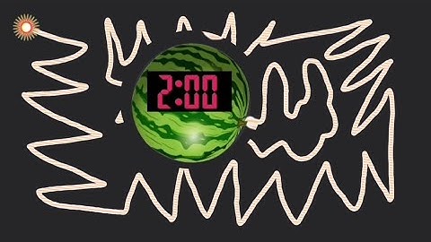 2 Minute Timer Bomb 💣 Watermelon 🍉 | Animation