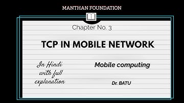 TCP IN MOBILE NETWORK. TCP IN SINGLE HOP TCP IN MULTI HOP