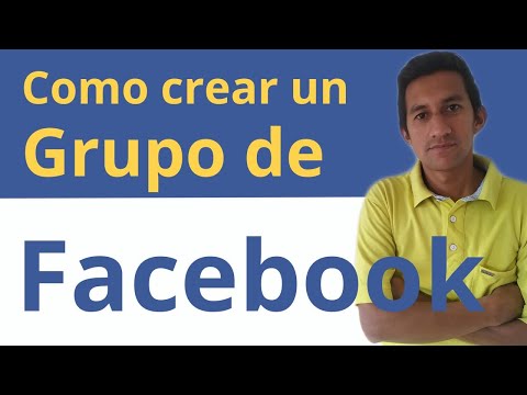Video: Cómo Crear Un Grupo De Facebook