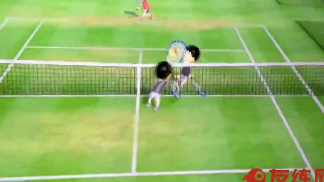 Playing super long volley in Wii tennis - YouTube