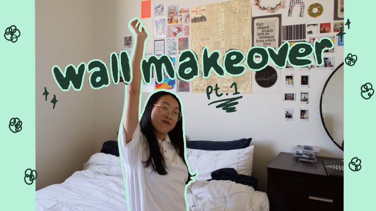 revamping my room (pt. 1: the wall) ft. fall decor