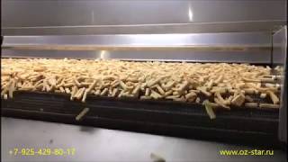 Печь для сухариков и гренок, Линия 500 кг в час сухарики
