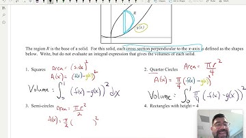 Unit 8  8 7 8 8 Volumes with Cross Sections Video 4