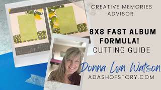 8x8 Fast Album Formula! Part 1: Cutting Guide