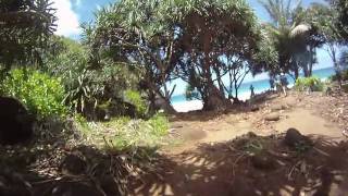 Crossing River Before Arriving At Hanakapiai Beach