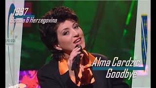 eurovision 1997 Bosnia Herzegovina 🇧🇦 Alma Cardzic - Goodbye ᴴᴰ