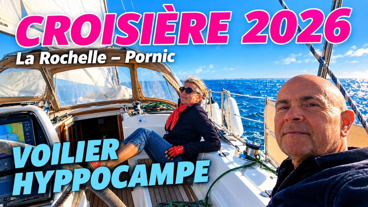 ⁣LA ROCHELLE-PORNIC. DEPART DE LA CROISIERE 2026 ⛵😎🌞