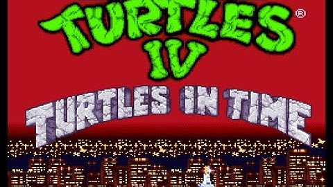 Teenage Mutant Ninja Turtles IV: Turtles in Time (SNES) - Intro