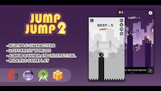 Jump Jump 2  - BUILDBOX TEMPLATE   Android Code Source   ISO Code Source