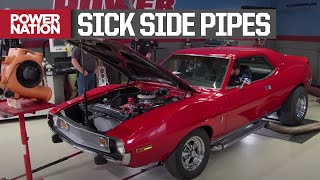 Turn The Volume Up For The AMC Javelin's New Set Of Side Pipes  Detroit Muscle S8, E13