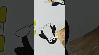 Cute Penguin Colouring Pattern 🐧🤗 | Colouring Pages 🖌️🎨 | Aesthetic Colouring