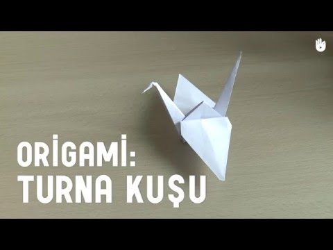 Kolayca origami yapmayı öğrenin: Turnu