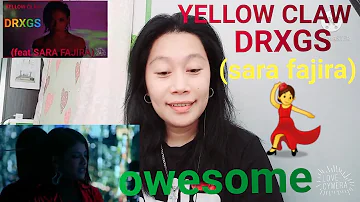 YELLOW CLAW-DRXGS(feat.SARA FAJIRA)[OFFICIAL MUSIC VIDEO]singaporefilipina(reaction)