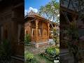 Estetika yang bisa dirasakan 🍃✨ | Rumah kayu limas modern #rumahkayu #joglo #villa #shortsviral