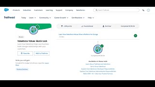 Learn How Salesforce Values Drive a Platform for Change | Salesforce Values: Quick Look | Trailhead