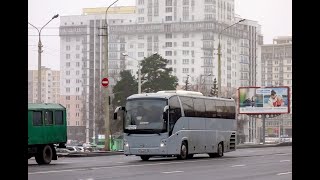 Поездка в автобусе МАЗ-251.062, рег.№ АС 5338-5, марш.500э (24.08.2023)