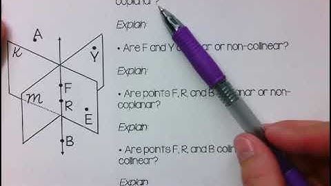 1.1  Coplanar,collinear