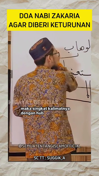 DOA NABI ZAKARIA AGAR DIBERI KETURUNAN  #viral #ceramah #trending #ustadzadihidayat #shorts
