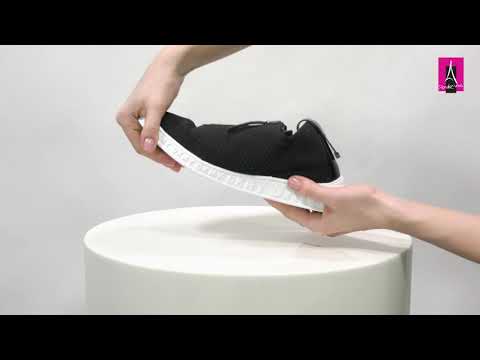 Video: Sneakers donna - sneakers - bianche - nere - per ragazze - alte - platform - slip-on - sneakers - mocassini Beiweisi 33604854