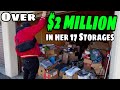 Millions spent in her 17 storage wars units $7,000.00 storage pt5