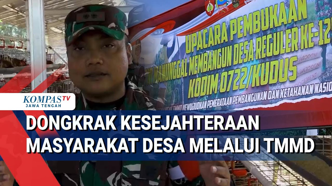 Dongkrak Kesejahteraan Masyarakat Desa Kabupaten Kudus Melalui TMMD