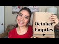 October Empties 2020