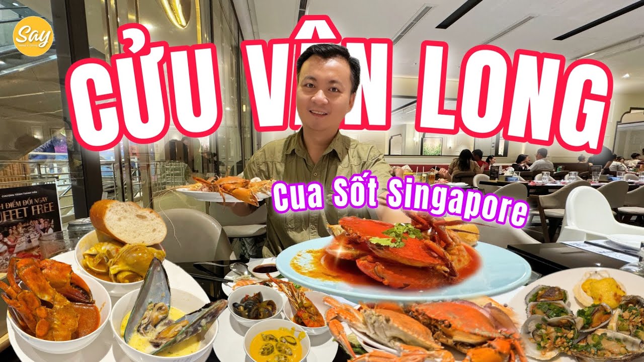 Review Cua Sốt Ớt Singapore & Món Mới Cập Nhật Tại Buffet Hải Sản Cửu Vân Long Premium Sài Gòn