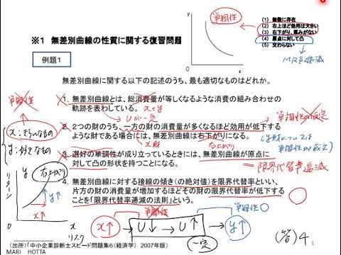 経済学ミクロ第10回(限界効用と限界代替率) YouTube
