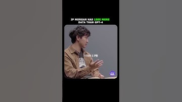 GPT-4 Was Trained on Less Than 1 Petabyte… JP Morgan Has 150 @NoPriorsPodcast #AI #FutureOfWork