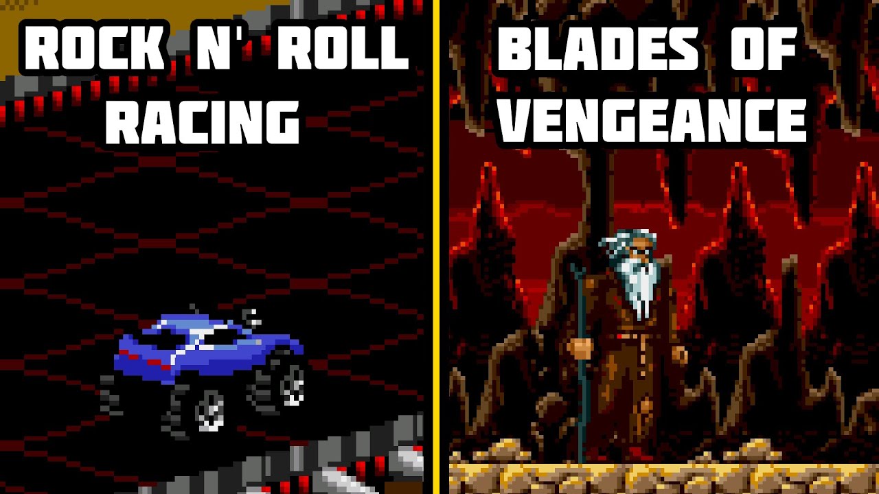 Rock n' Roll Racing, Blades of Vengeance - Ретро Стрим Sega Dendy nes ...
