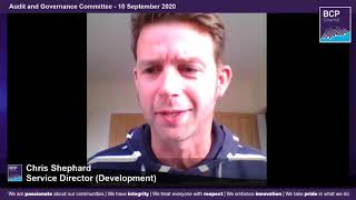 Audit and Governance Committee 10 September 6.00pm 2020 |  BCP Council