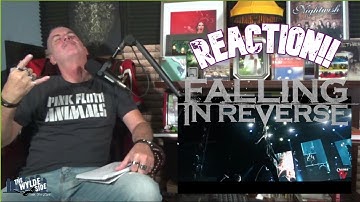 [REACTION!] Old Rock Radio DJ REACTS to FALLING IN REVERSE "Watch the World Burn" (LIVE)