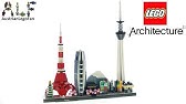 Lego Architecture Shanghai Skyline Lego Speed Build Review Youtube