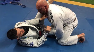 Defense to over under pass to triangle