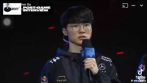 Faker nói gì sau trận chung kết thế giới "tao là bố chúng mày"