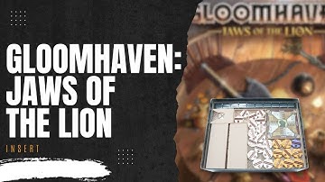 Gloomhaven: Jaws of the Lion - board game insert